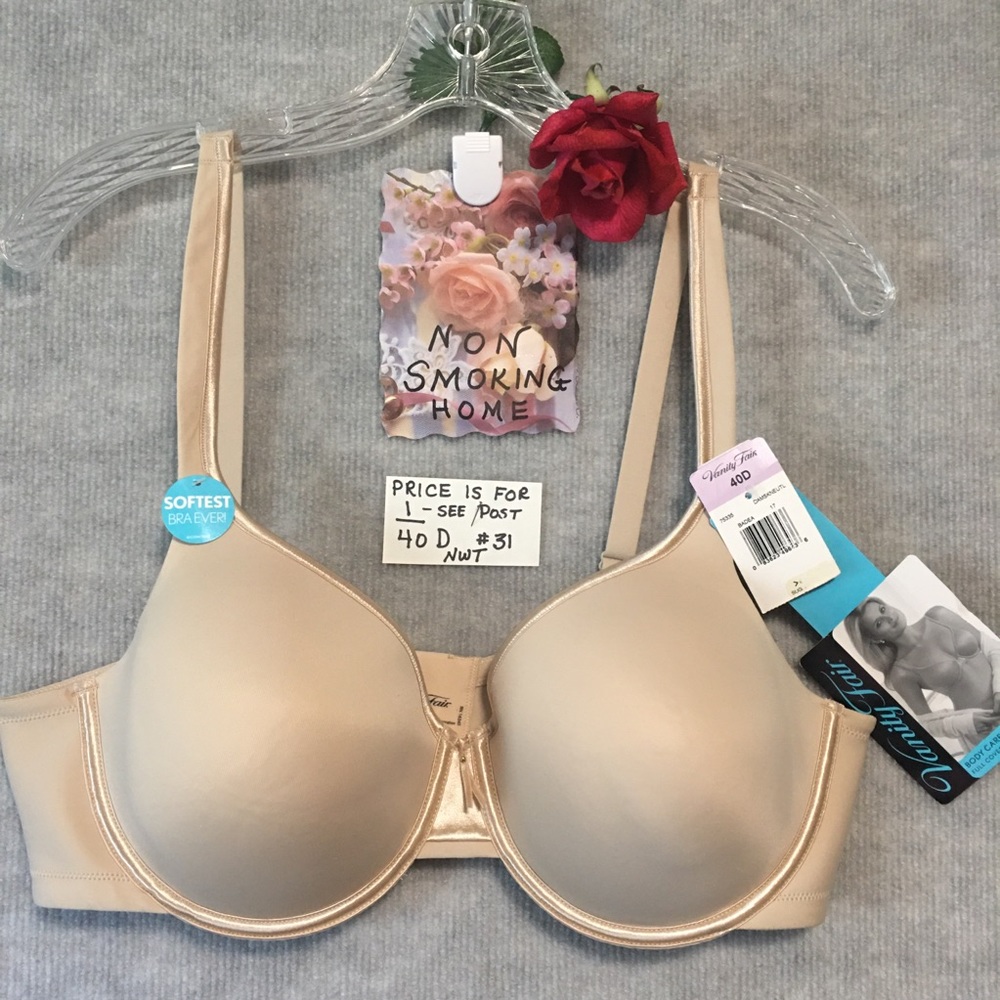 VANITY FAIR 40D FULL COVERAGE BRA NEW NWT
